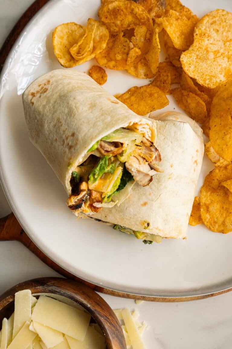 Grilled Chicken Caesar Wrap.