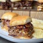 Hot Honey Bacon Jam Burger Sliders