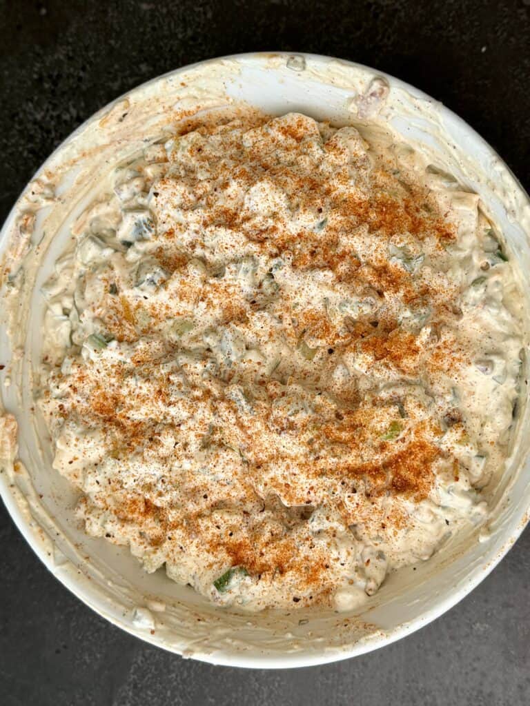 Season Viral Pickle Dip.
