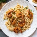 Cajun Shrimp Alfredo.
