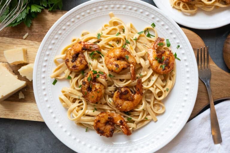 Cajun Shrimp Alfredo.
