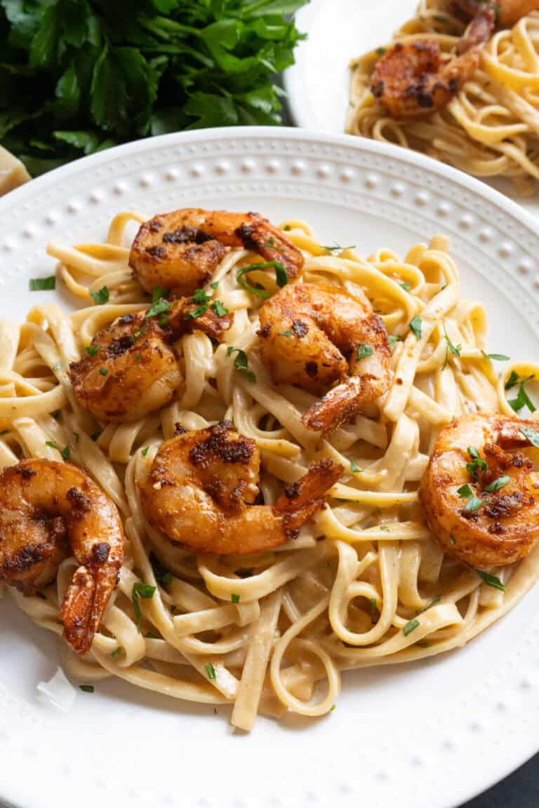 Cajun Shrimp Alfredo.