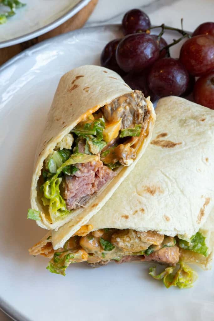 Steak Caesar Wrap.