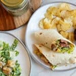 Steak Caesar Wrap.