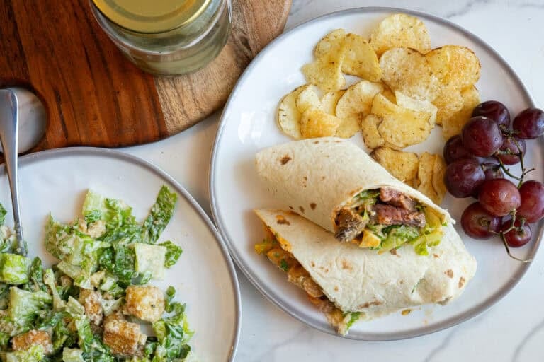 Steak Caesar Wrap.
