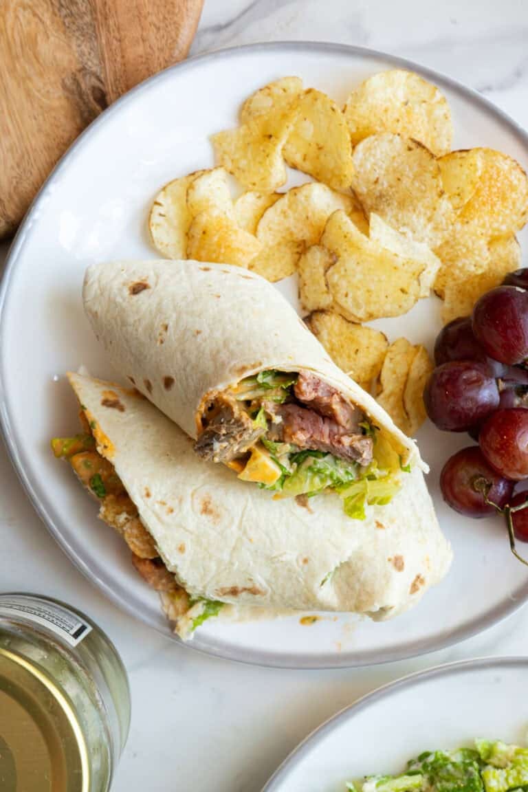 Steak Caesar Wrap.