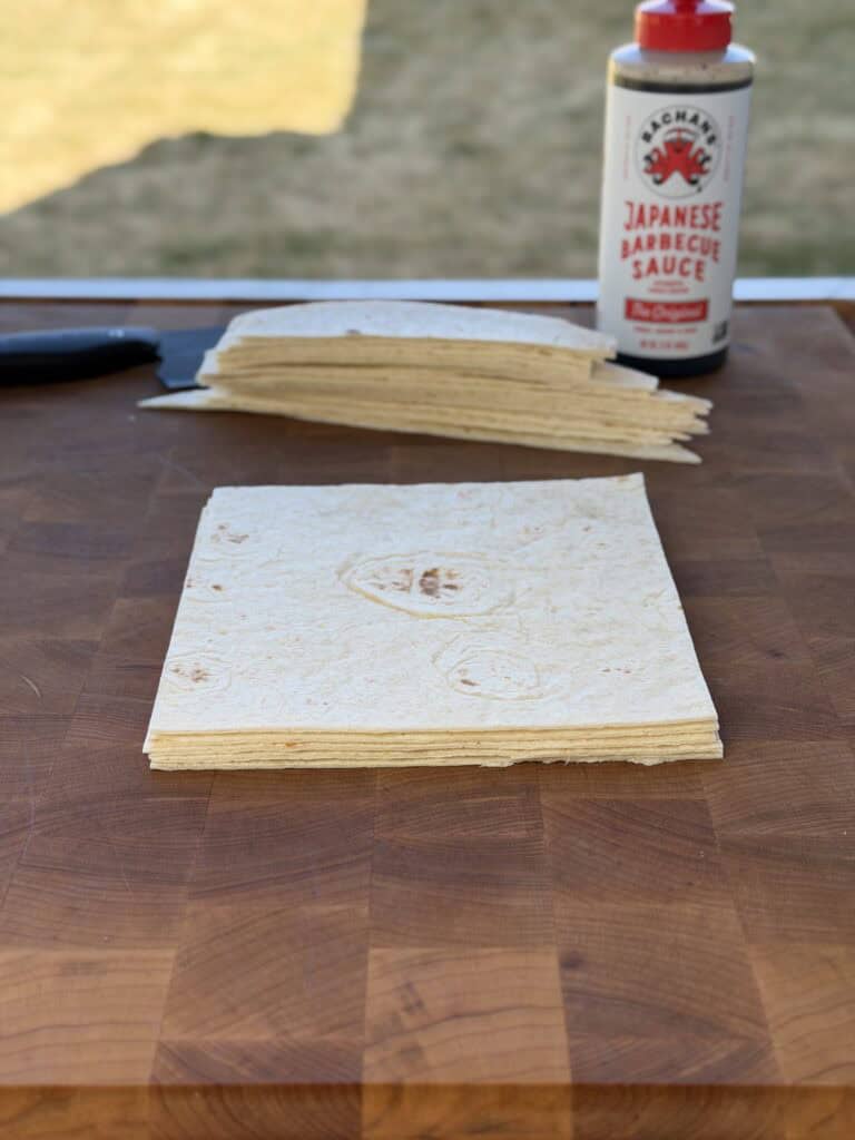 Cut Tortillas.