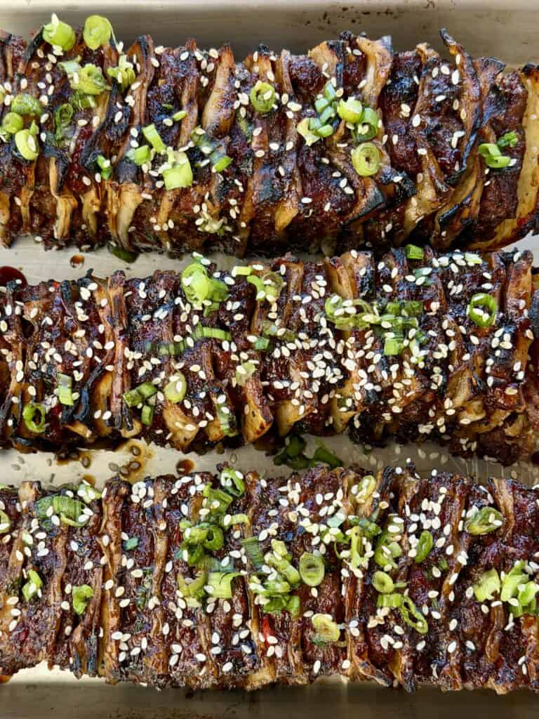 Beef Tortilla Kebabs.