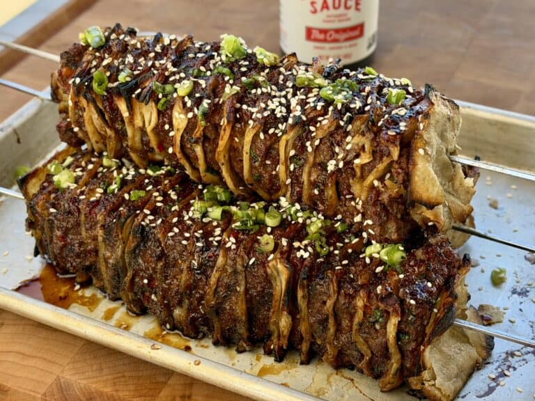 Beef Tortilla Kebabs.
