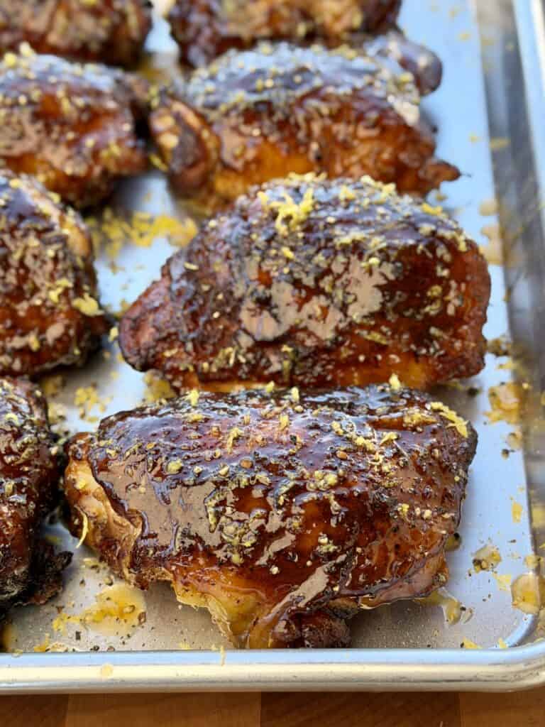 Top with Lemon Pepper Sauce.