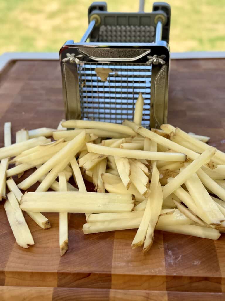 Cut the fries.