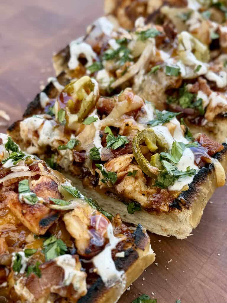 BBQ Chicken French Bread Pizza
