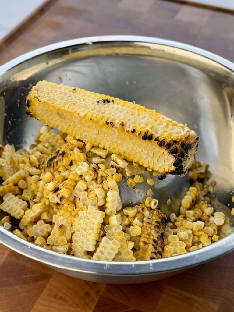 corn cut from the cob.