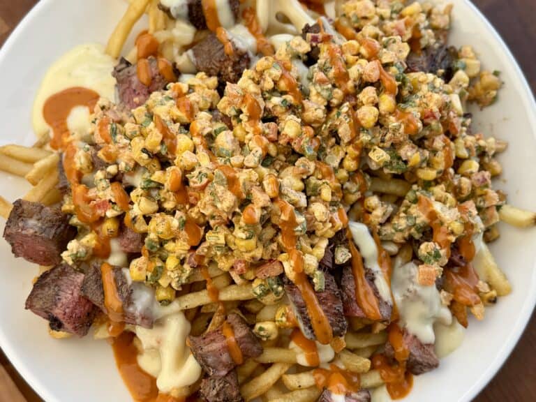 Steak Elote Loaded Fries
