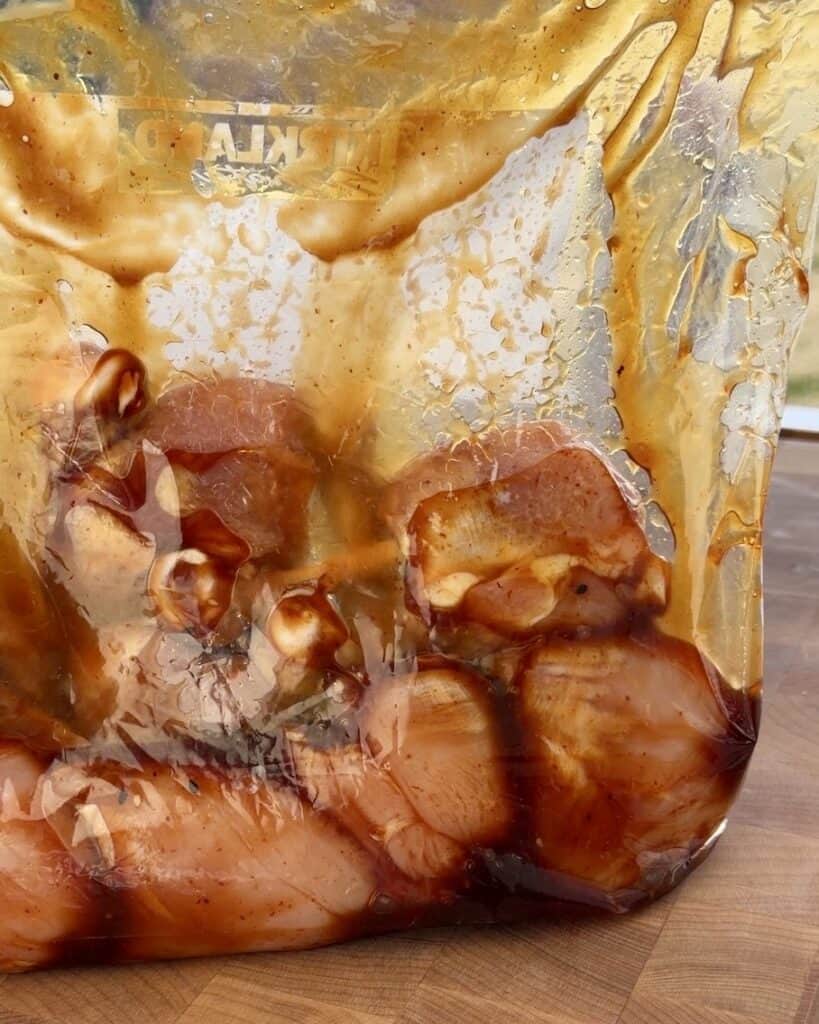 Marinate Chicken Legs.