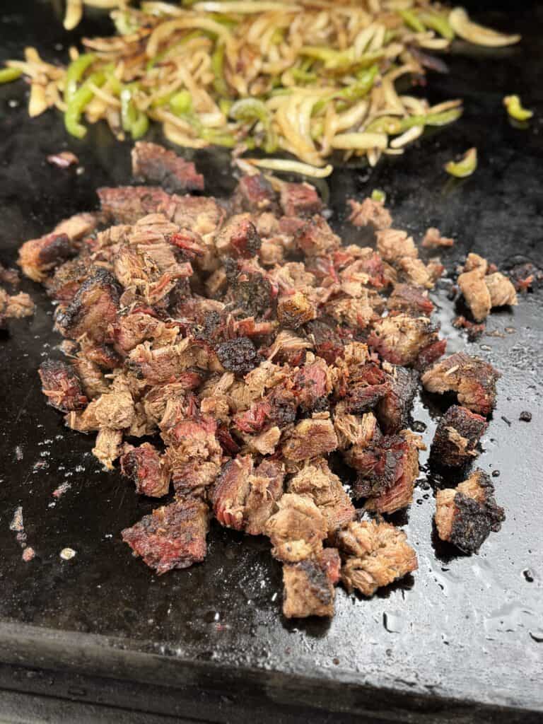 Chopped Brisket for Quesadillas.