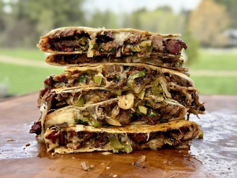 BBQ Brisket Quesadillas.