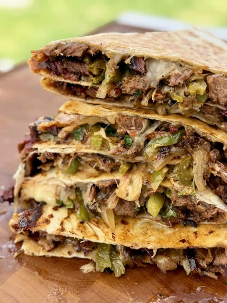 BBQ Brisket Quesadillas.