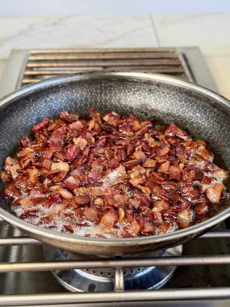 Frying Bacon.