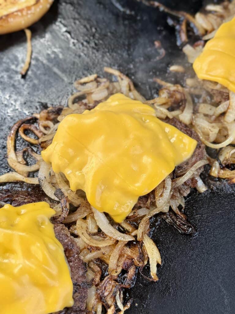 Add Cheese to burger.