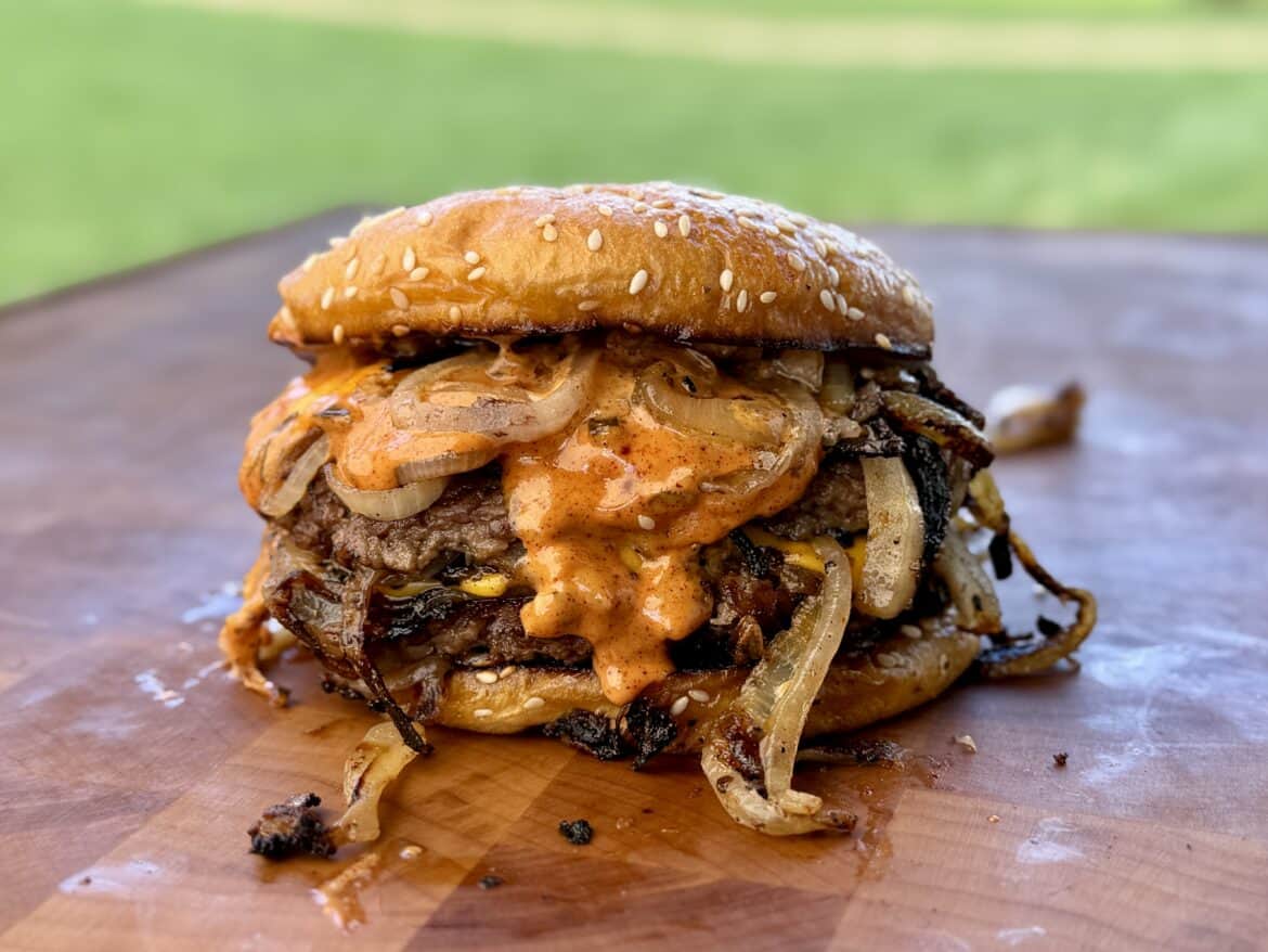 Oklahoma Onion Smash Burger Oklahoma Onion Smashburger's.