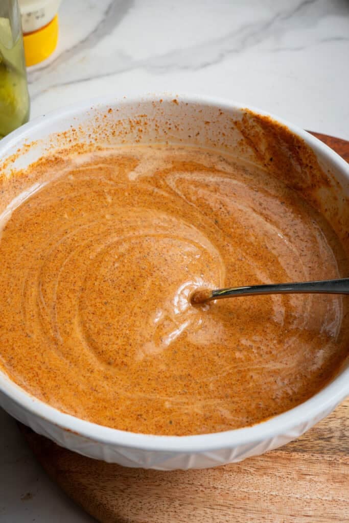 Nashville Sauce in bowl.