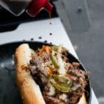 Japanese Style Cheesesteak Recipe with Bachans Sauce.