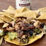 Grilled Chicken and Guac Tacos.