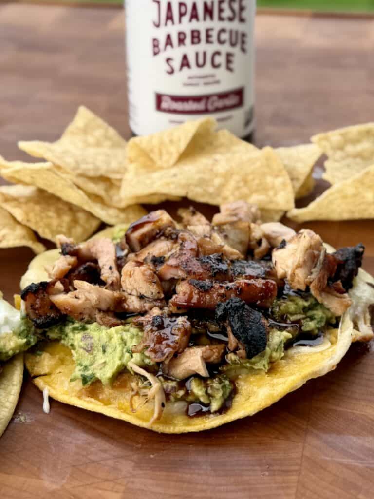 Grilled Chicken and Guac Tacos.