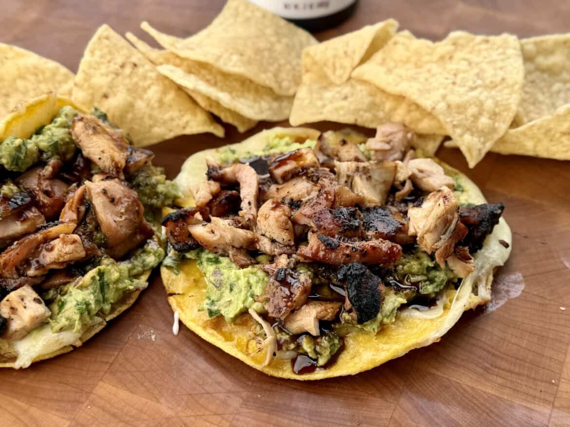 Grilled Chicken and Guac Tacos Grilled Chicken and Guac Tacos.