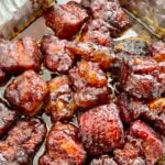 Peach Bourbon Pork Belly.