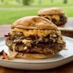 Asian Style Chicken Burger.