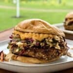 Asian Style Chicken Burger.