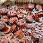 BBQ Smoked Sausage Bites.