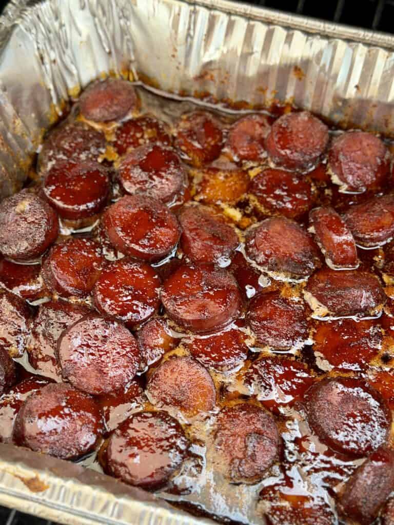 BBQ Smoked Sausage Bites.