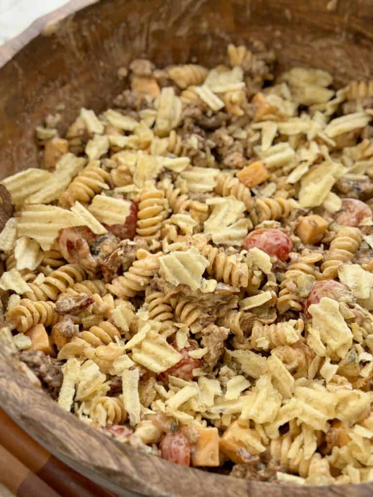 Bacon Cheeseburger Pasta Salad.