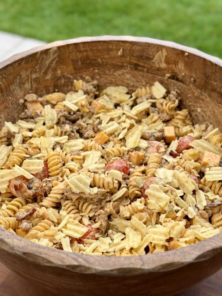 Bacon Cheeseburger Pasta Salad.