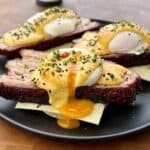 Pork Belly Eggs Benedict.