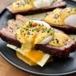 Pork Belly Eggs Benedict.