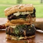 Smoked Beef Rib Sandwich Chimichurri.