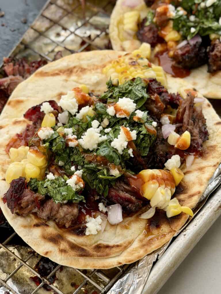Smoked Beef Short Rib Tacos.