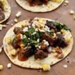 Smoked Beef Short Rib Tacos.