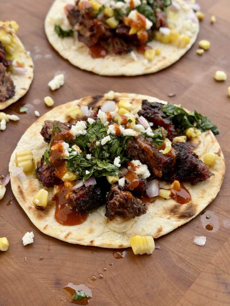 Smoked Beef Short Rib Tacos.