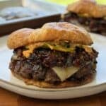 Bacon Jam Croissant Burger.