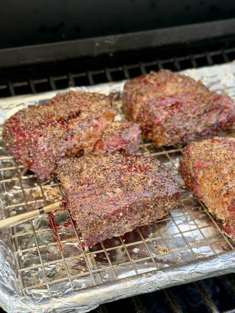 Birria Quesadilla
beef on smoker.