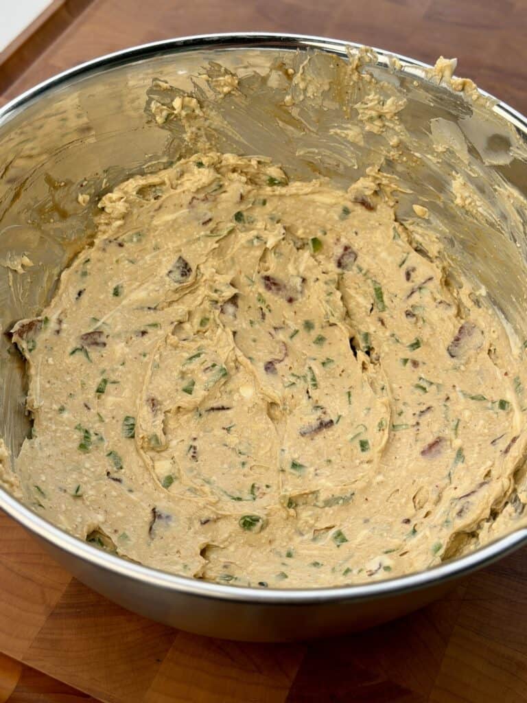 Cream Cheese mixture in a bowl.