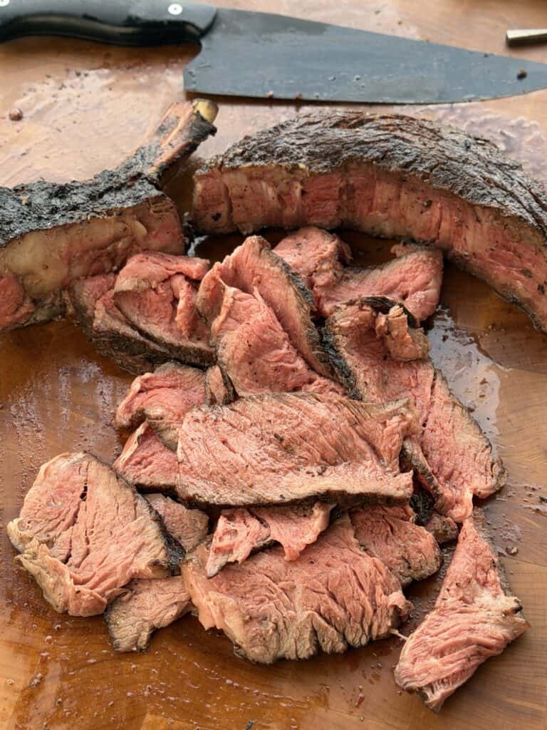 Sliced Ribeye Steak.