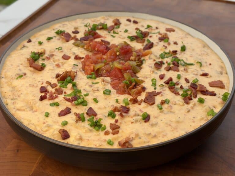 Smoked Bacon Cheeseburger Queso.