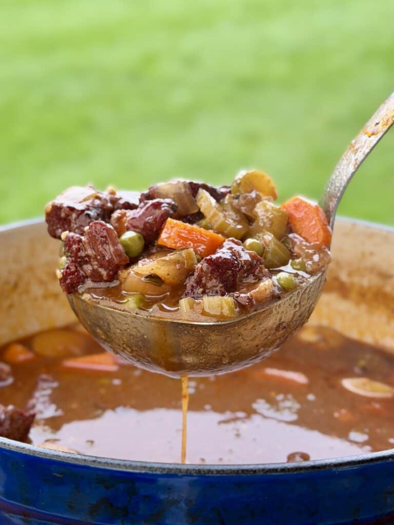 Beef Stew Recipe
in ladle.