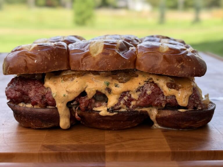 Smoked Cheeseburger Sliders.